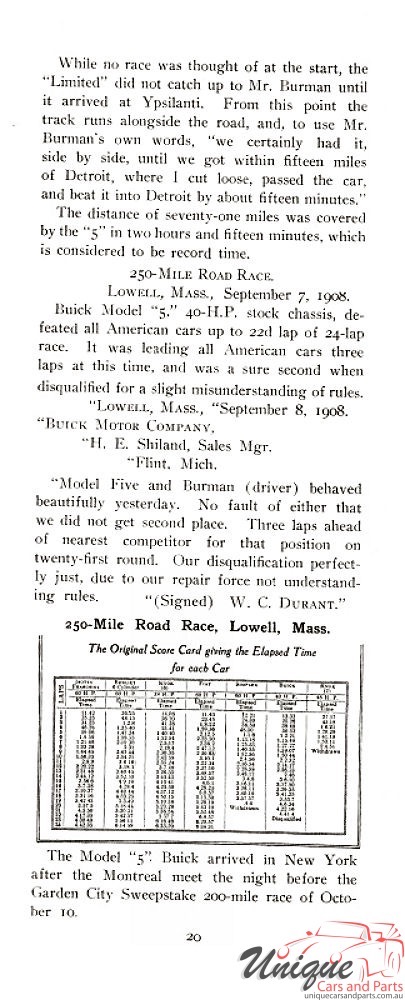 1908 Buick Victories Brochure Page 9